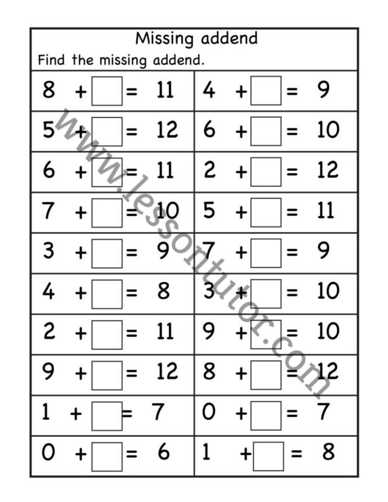 missing-addend-worksheet-first-grade-3-lesson-tutor