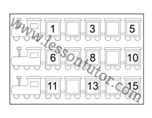 Missing Numbers Worksheet Kindergarten - 4 - Lesson Tutor