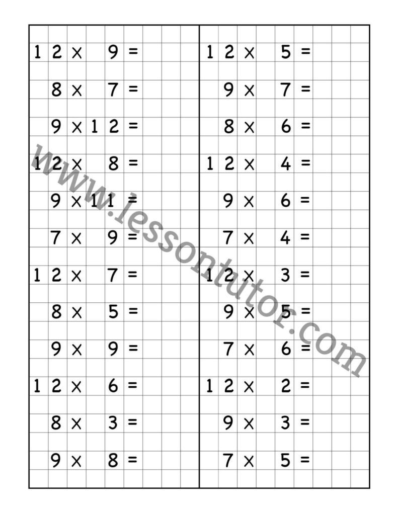 multiplication-worksheet-third-grade-6-lesson-tutor