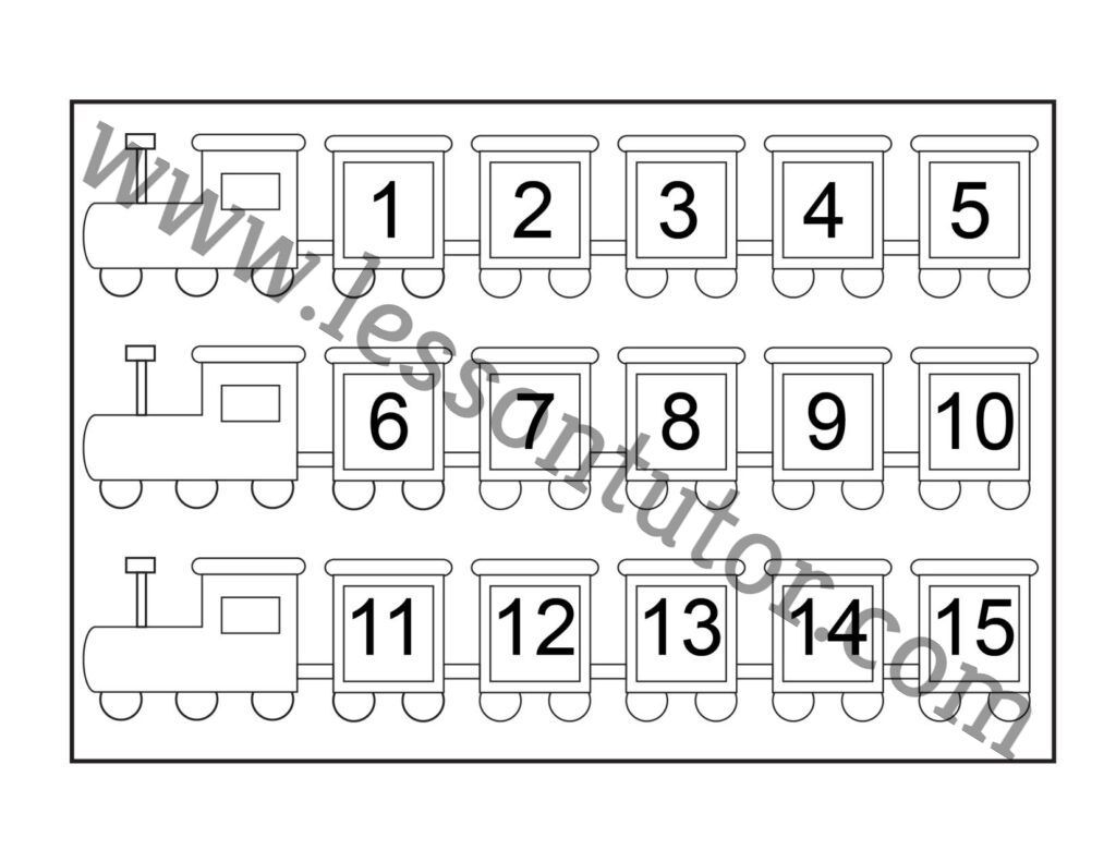 Number Chart 1-15  Number chart, Numbers preschool printables, Number  worksheets kindergarten