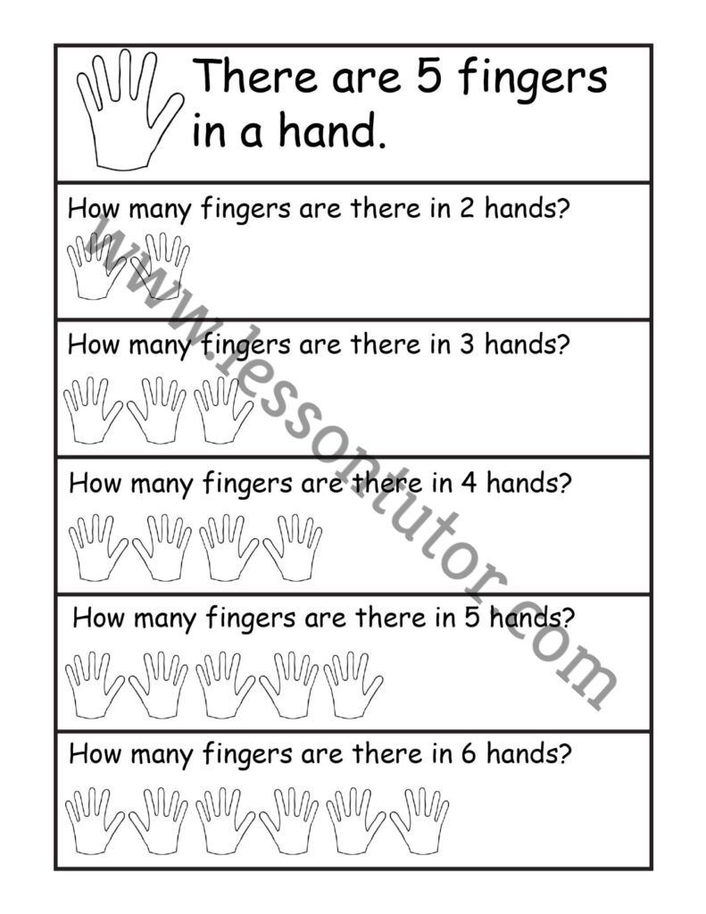 multiplication worksheets page 4 of 10 lesson tutor