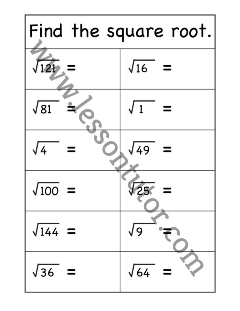 square-root-1-worksheet-fifth-grade-lesson-tutor